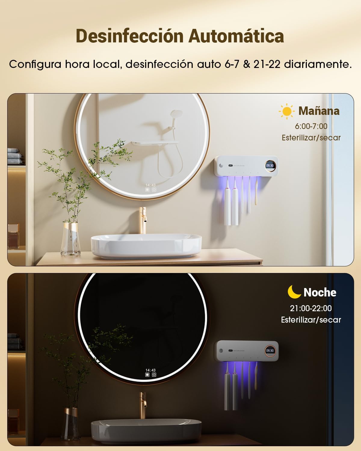 Esterilizador UV para Baños