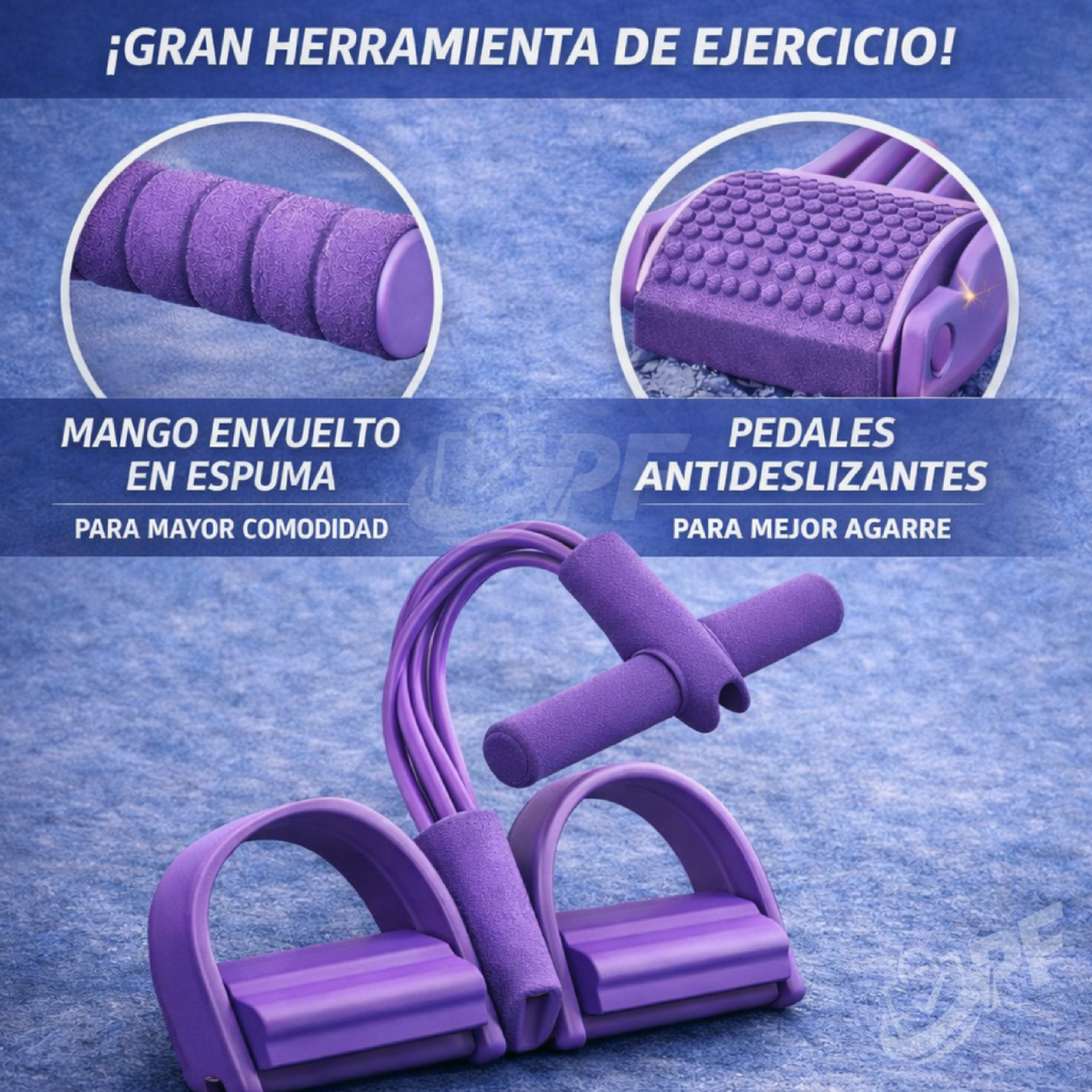 PowerPedal™ Entrenador elástico 4 en 1