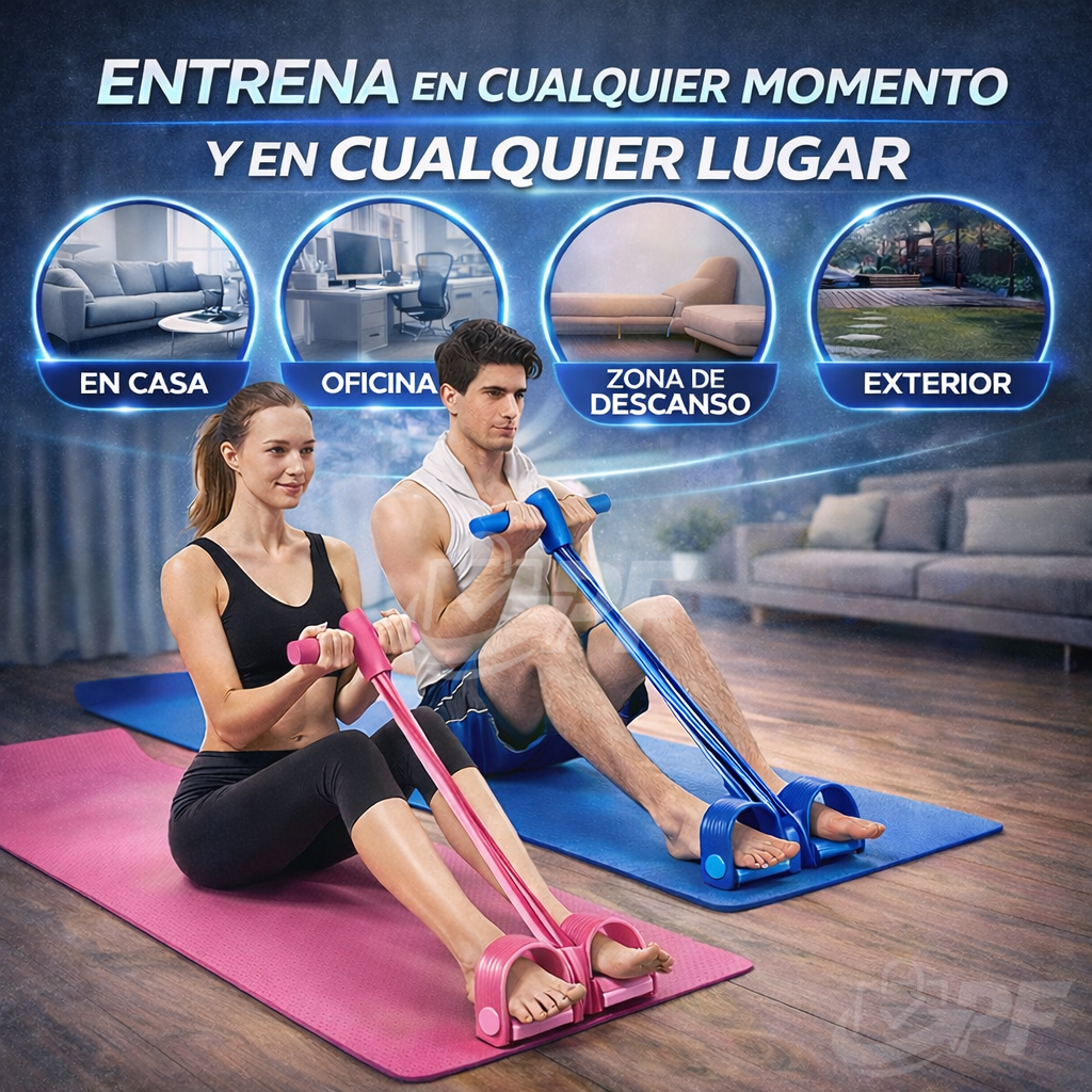 PowerPedal™ Entrenador elástico 4 en 1